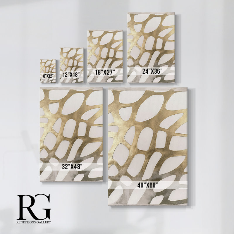 Abstract XLVIII Gallery Wrapped Canvas - Ready To Hang, 36" H x 24" W