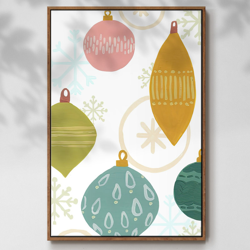 " Modern Holiday Collection B ", 41" H x 27" W x 1.5" D, Walnut