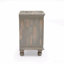 Table de chevet en bois gris antique