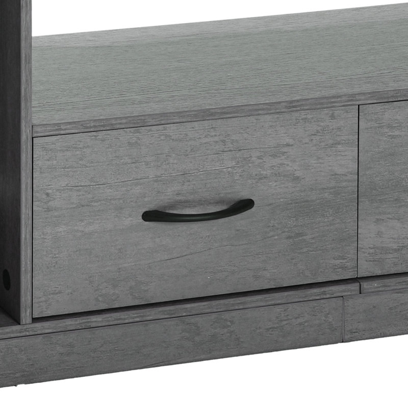 Unfinished TV Stand for TVs up to 65", Grey