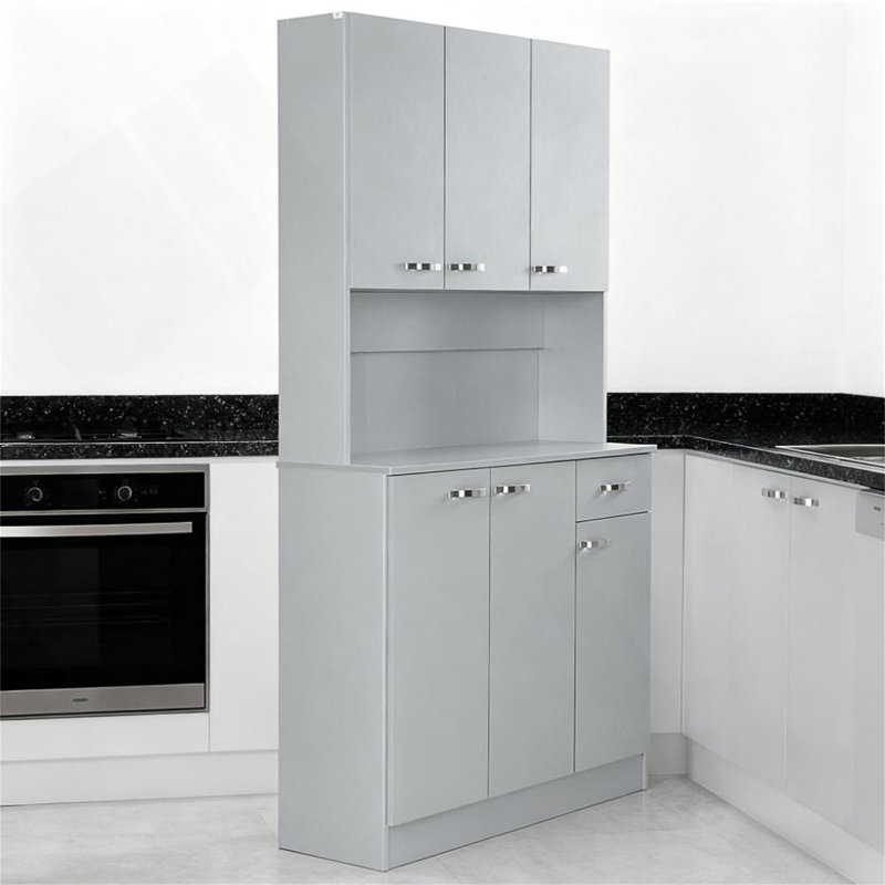 Grand garde-manger avec micro-ondes
