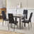 Black Leather Line Chairs#4 is out of stock