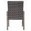 2PC Outdoor  Dining Chair, Hand -painted frame, water washed cotton  Seat for Garden, Backyard, Poolside
