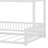 Metal Twin XL Over Queen Bunk Bed With With Ladder And Safety Guardrails-1079065071
