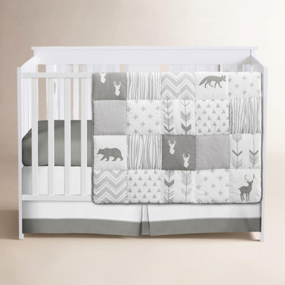 Woodsy 4-Piece Crib Bedding Set