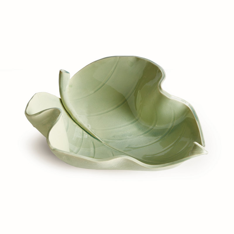 MORICENTO LEAF SCULPTURE SMALL, Small, Green