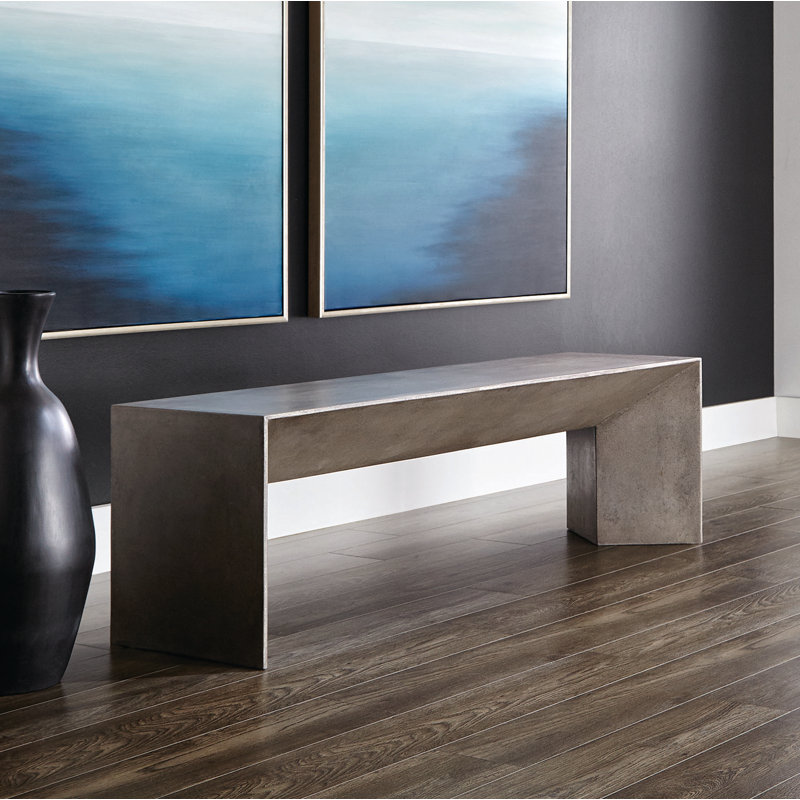 Mixt Bench, White Marble