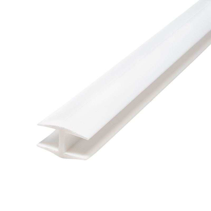 Moulure de séparation en styrène de 1/4 po | Paquet professionnel, Blanc