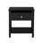 Dylan Wooden End Side Table Nightstand With Glass Top And Drawer-1640428775