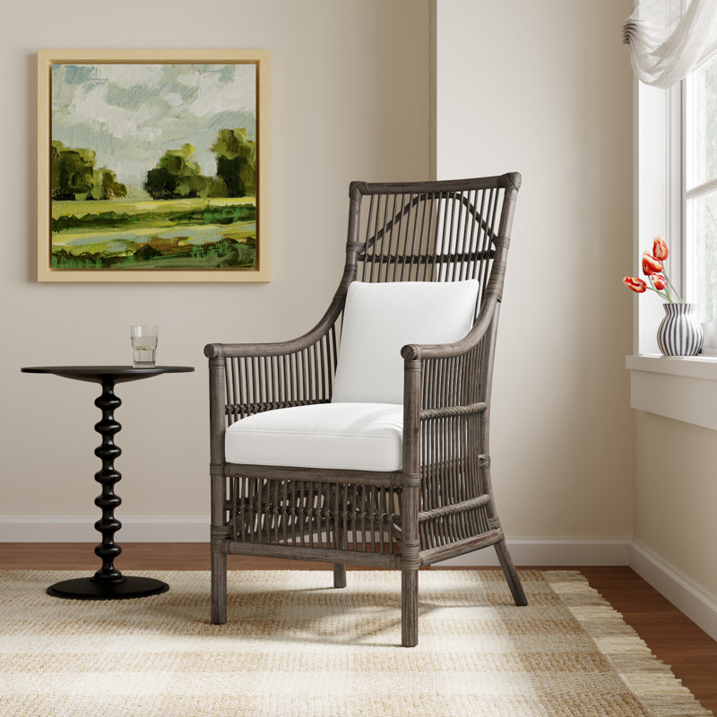 Barkley Rattan Armchair, Gray