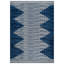 Tapis intérieur / extérieur à motif géométrique bleu marine / bleu intérieur / extérieur-1967486819