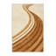 Tapis rayé beige lavable à la machine Pantelia Sidewinder-1209974901