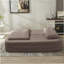 Boneless Multi-Functional Sectional Sofa Bed With Independent Chaise And Convertible King Size Sleeping Surface.-1328784079