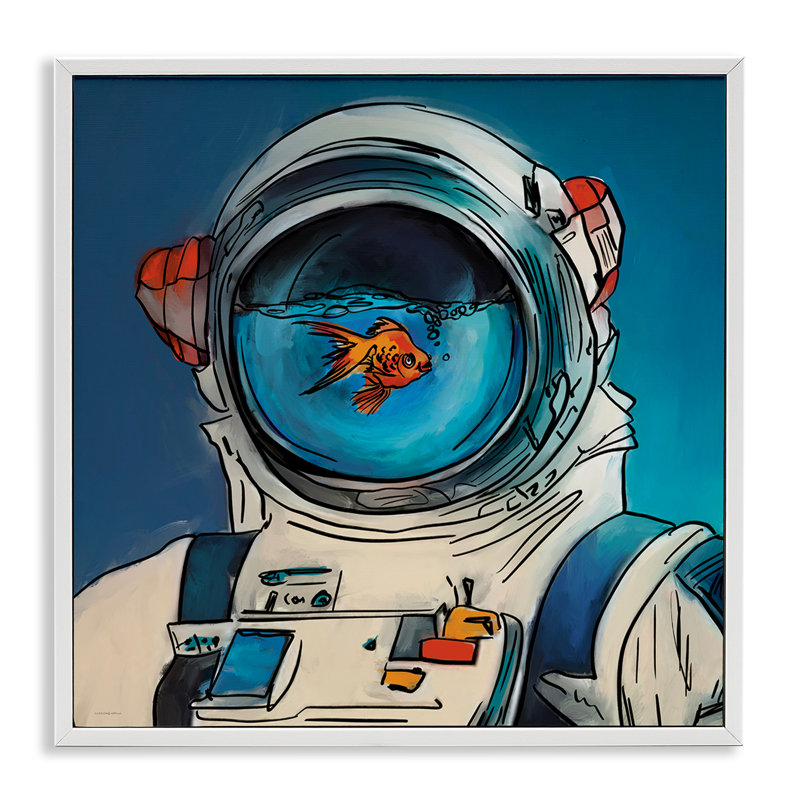 Giclée encadrée, dessin par Kamdon Kreations, H 24 po x l 24 po, Giclée encadrée blanc bord de mer