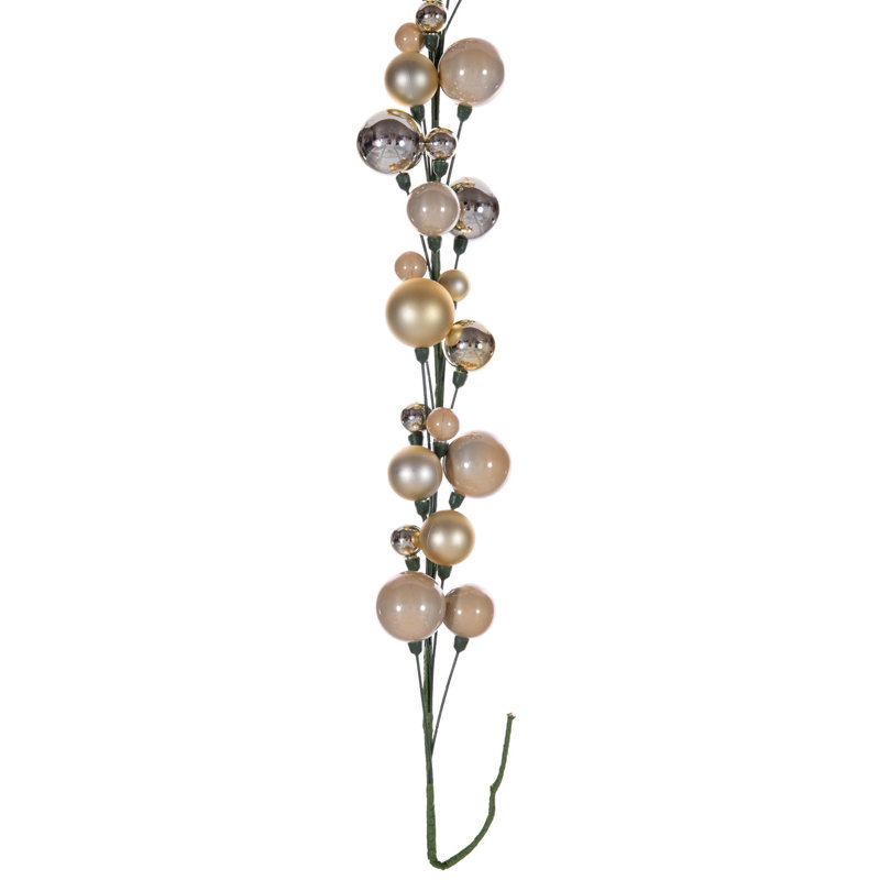 Guirlande de 6 pi Vickerman., Champagne