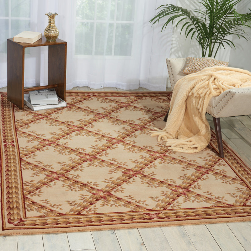 Fairchild Wool Floral Indoor Rug, Rectangle 3'6" x 5'6"