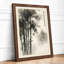 Bamboo in Mist Japandi - Framed Print-787385330-787385335