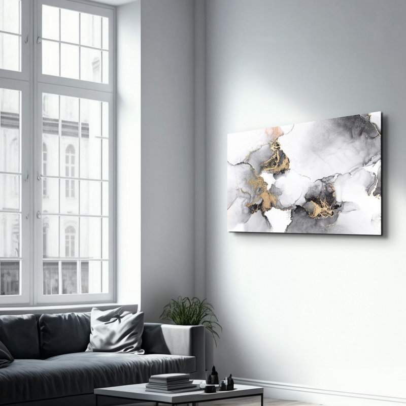 Peinture décorative en verre trempé