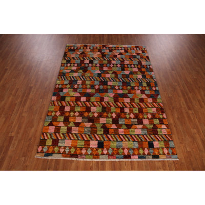 Geometric Moroccan Oriental Area Rug 6x9