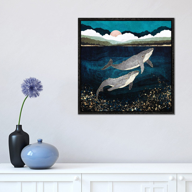 Bond VI - Print on Canvas, Black Framed, 45.72 cm H x 45.72 cm W
