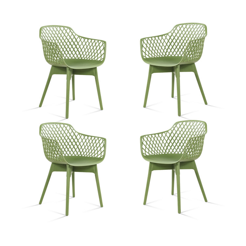 Patio Dining Armchair, Green