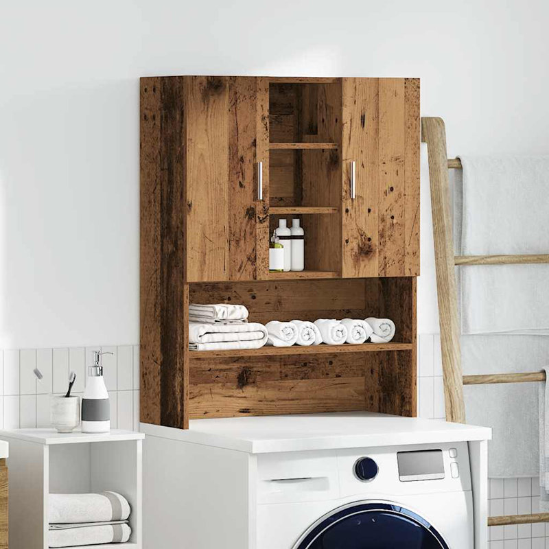 Awan Washing Machine Cabinet 70,5x25,5x90 cm, Old Wood