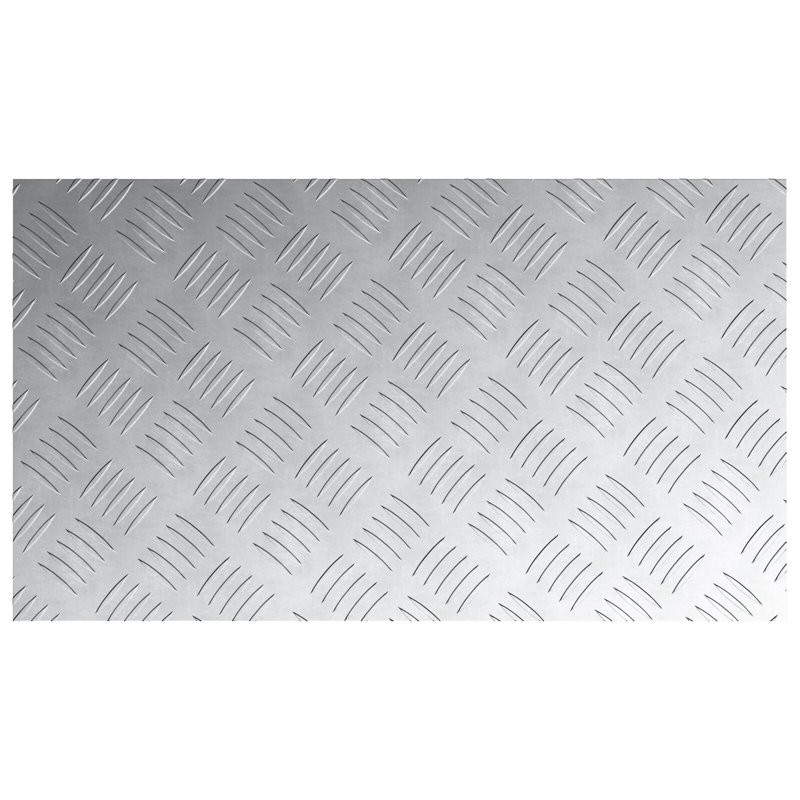 Rubber Stair Treads Modern, Silver, Rectangle 40cm x 70cm