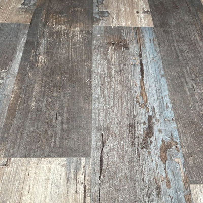 Colors Glue Down Floor and Wall DIY Multi-Tonal Style 6" x 36" x 2mm Luxury Vinyl Plank