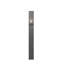 Ackermanville Anthracite Integrated LED Metal Bollard Light
