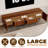 78.7" Brown Fluted TV Stand Wood Entertainment Center With Wood Splayed Feet For 55/65/70/75 Inch TV, Mid Century Modern Media Console With Open Shelf And Carved Geometric For Living Room Bedroom-515995879