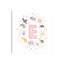 Lettre illustrée E rose - impression-52820080-52820081-52820082
