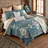 Quilted Geometric Shapes Quilt-83824981