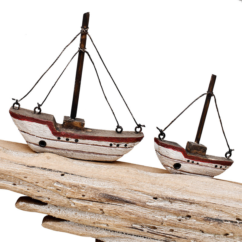 Coastal Transportation Wall Decor on Solid Wood