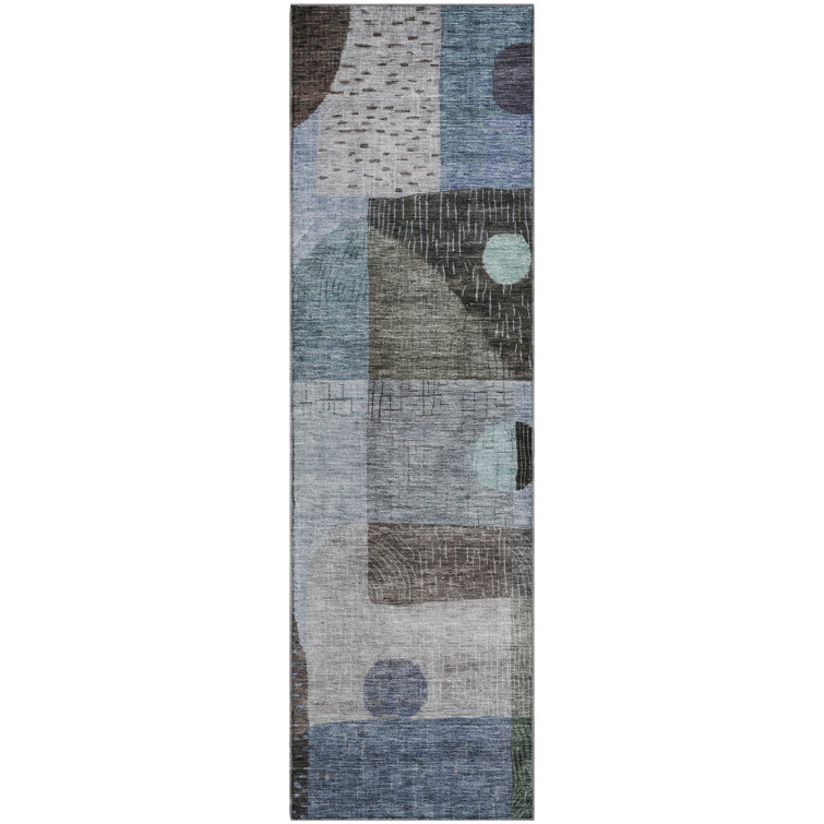 Premium Machine Washable Dilorenzo AMF1117 Geometric Rug