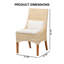 Ensemble de 2 chaises en rotin naturel Ilya