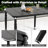 5-piece Patio Outdoor Padded PVC-coated polyester Metal Dining Set With Umbrella Hole
