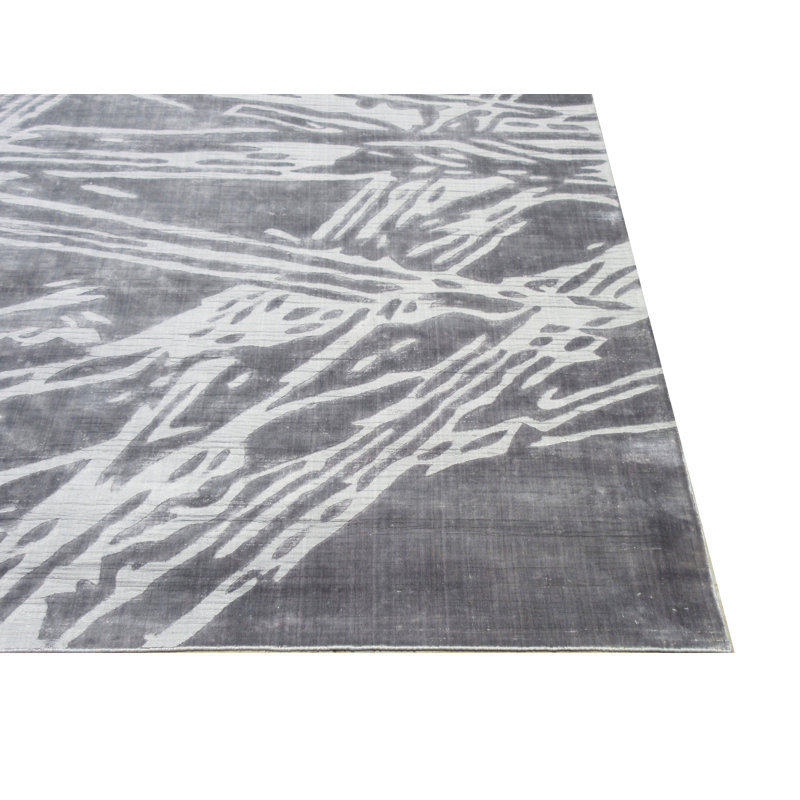 Tapis moderne en soie 9X12