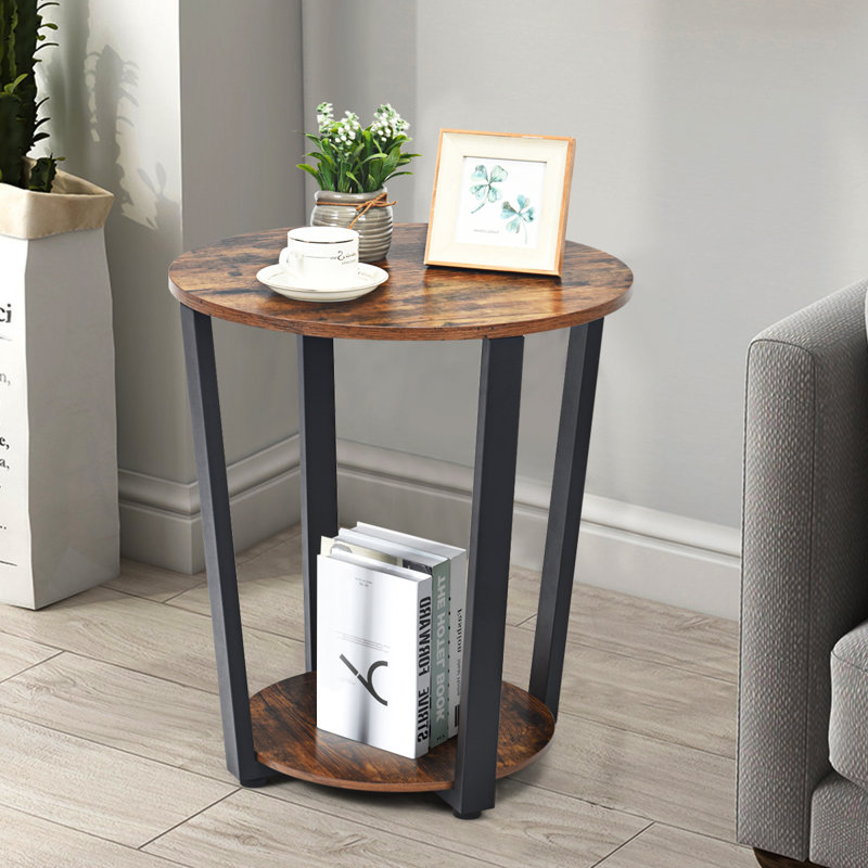 Table de bout Harth, Brun