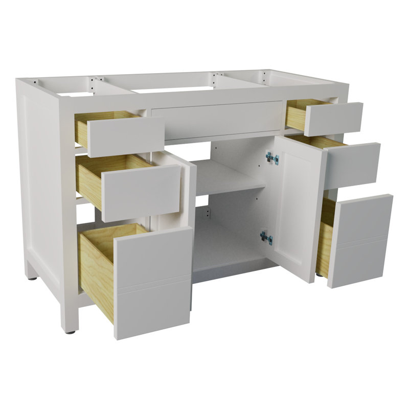 Dayton 48'' Single Bathroom Vanity Base Only, White