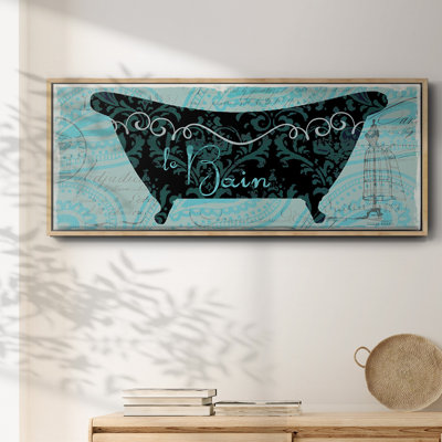 Silhouette rétro - toile encadrée