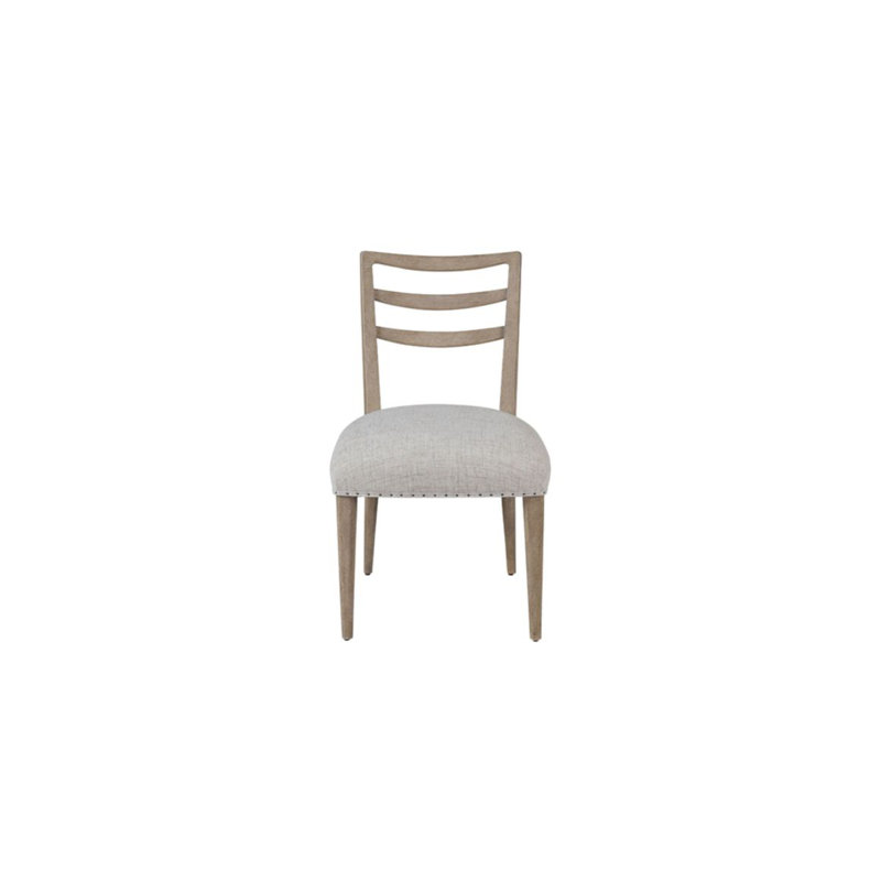Ensemble de 2 chaises de salle à manger Ladderback, Gris, Sable