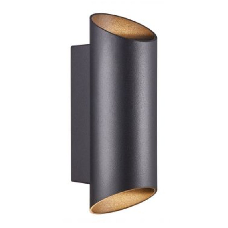Nico Outdoor Flush Mount, Black