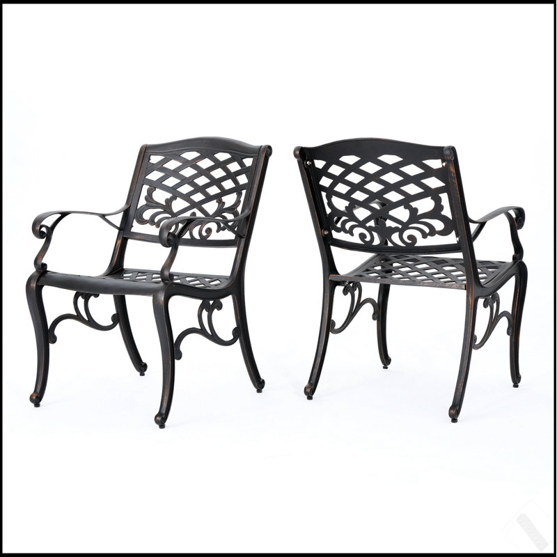 Ensemble de 2 chaises avec accoudoirs Phoenix, conception ergonomique avec coussins moelleux et structure durable pour plus de confort et de style