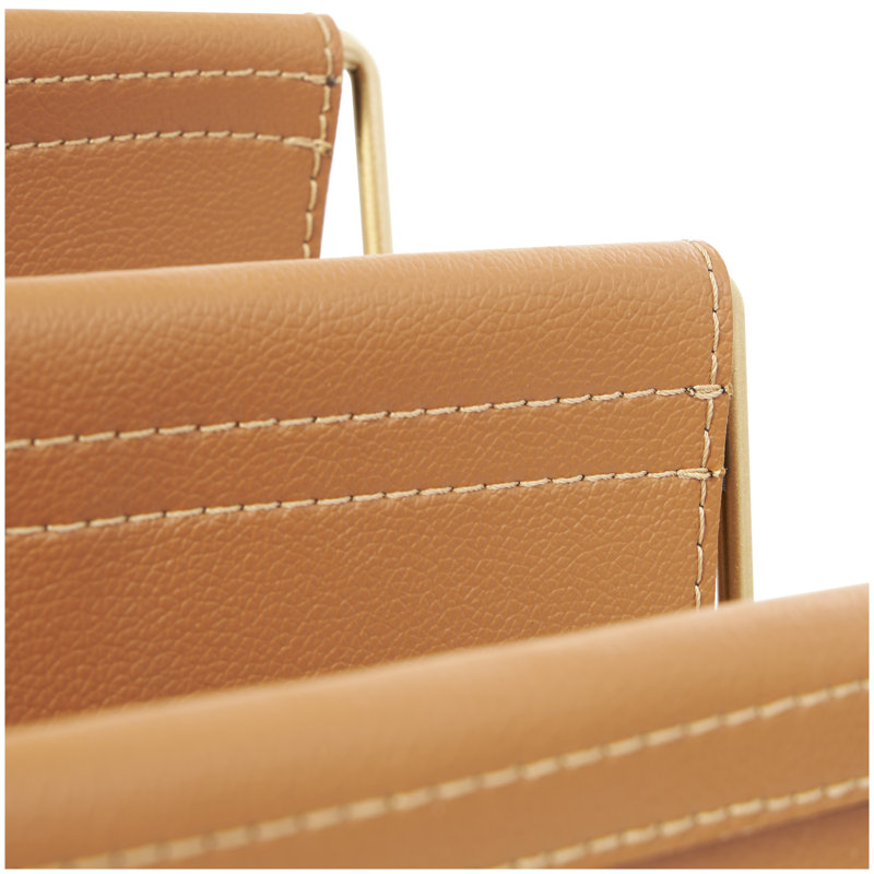 Casseus Leather Magazine Rack
