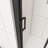 56''-60'' W X 70'' H Sliding Semi Framed Shower Door In Matte Black Finish