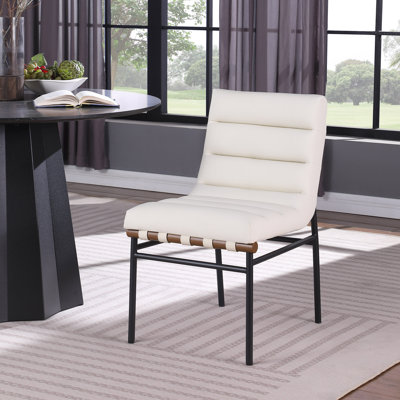 Chaise en cuir Burke