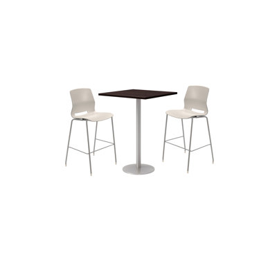 30" L Square Breakroom Table and Chair Set