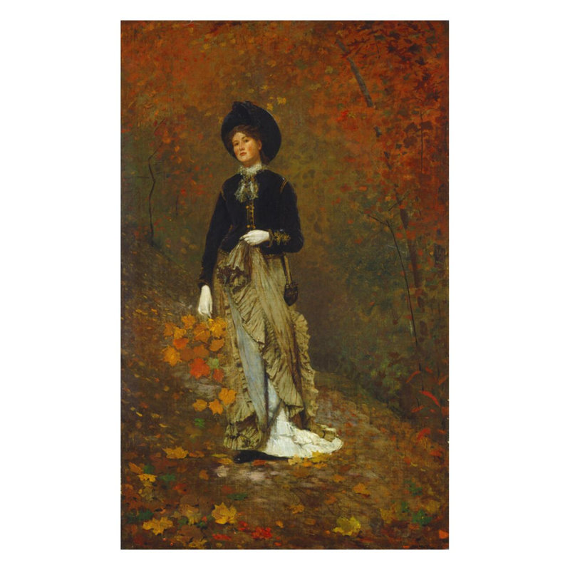 «Autumn» par Winslow Homer - Estampe numérique, H 28 po x l 22 po