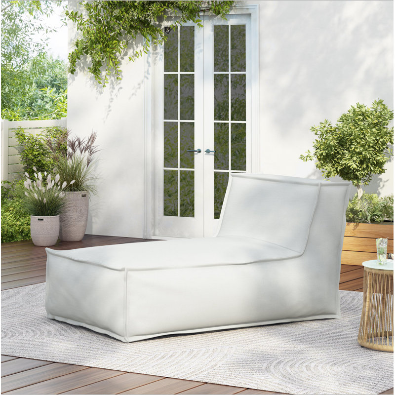 Fauteuil à billes Ramona, gris clair, Coton gris pâle