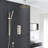 Liverpool Ceiling Mount Thermostatic Rainfall Shower Set